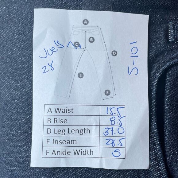 JOES SEXY BOHO SKINNY DENIM BLUE JEAN JEGGINGS SIZE 28 - Picture 7 of 7